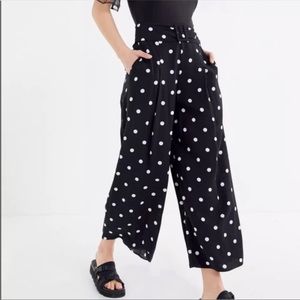 NWT Urban Outfitters Black and White Polka Dot pants